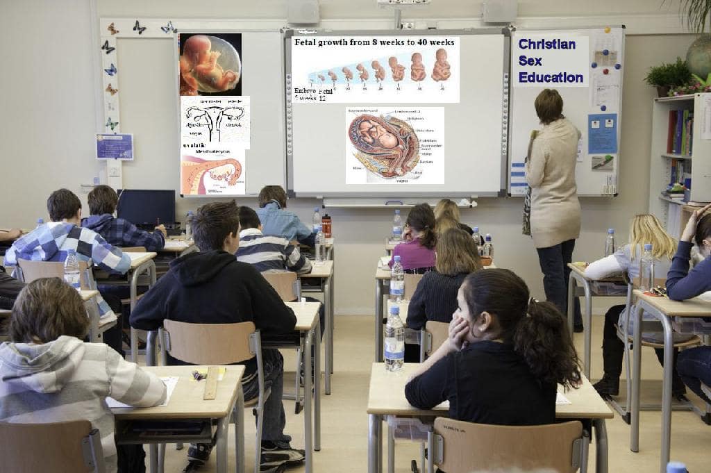 Klas met Christelijke Seksueel Onderwijs